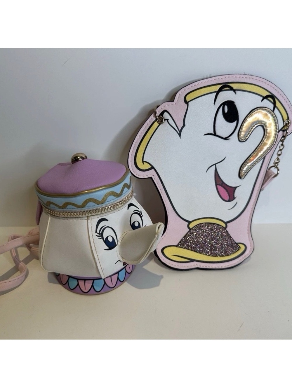 Disney Beauty and the Beast Chip Teacup & Mrs Potts Purse Set Tokyo Disney